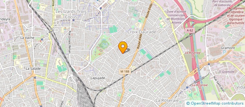 localisation de l'entreprise MADAME ERINN ROSA  TOULOUSE
