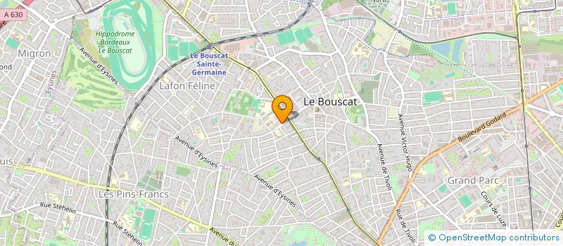 localisation de l'entreprise MADAME ERMINE BONGO  LE BOUSCAT