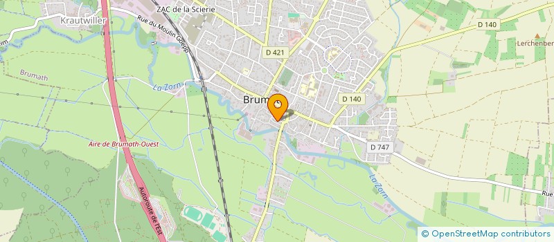 localisation de l'entreprise MADAME ERNA ADE  KRIEGSHEIM