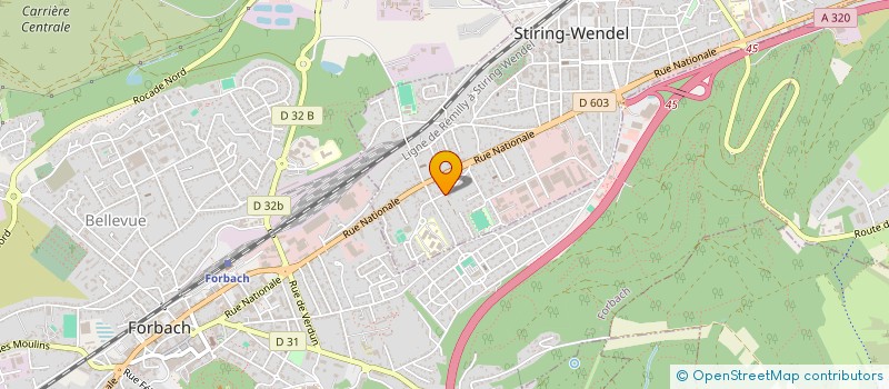 localisation de l'entreprise MADAME ERNA EBERHARDT  STIRING-WENDEL