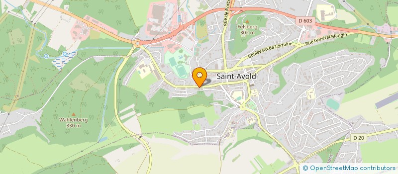 localisation de l'entreprise MADAME ERNA FEITLER à SAINT-AVOLD