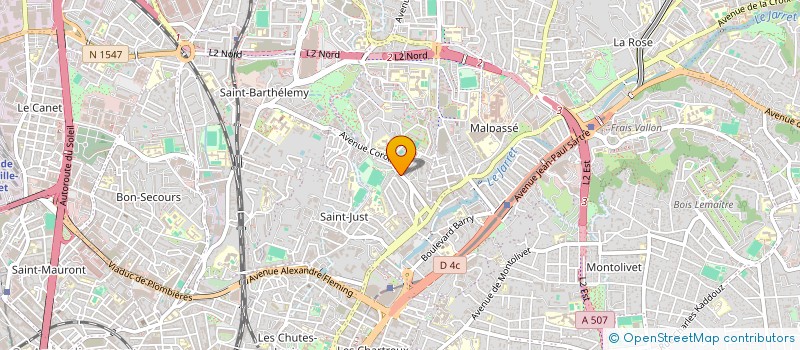 localisation de l'entreprise MADAME ERNA GOUKASYAN  MARSEILLE