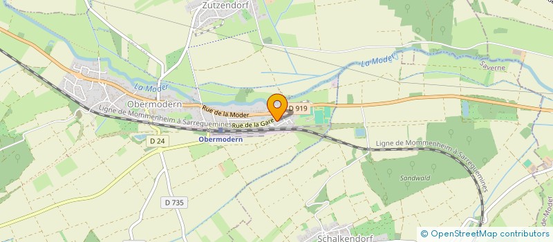 localisation de l'entreprise MADAME ERNA PEHADZIC  OBERMODERN-ZUTZENDORF