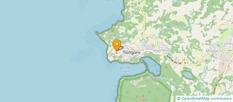 localisation de l'entreprise MADAME ERNESTINE BAKOBOG  TSINGONI