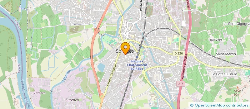 localisation de l'entreprise MADAME ERNESTINE GIOVENCO  SORGUES