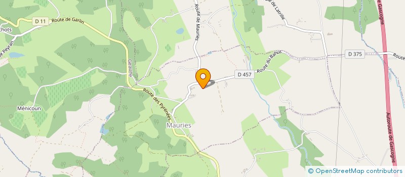 localisation de l'entreprise MADAME ERNESTINE POUYAU  EUGENIE-LES-BAINS