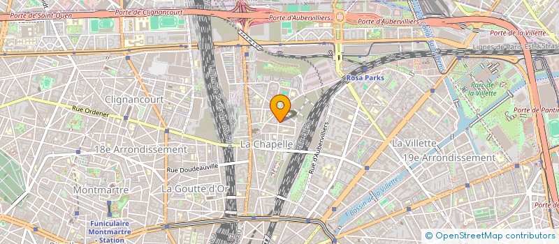 localisation de l'entreprise MADAME ERTHA TOUSSAINT à PARIS