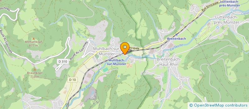 localisation de l'entreprise MADAME ERTLE BENZ  MUHLBACH-SUR-MUNSTER