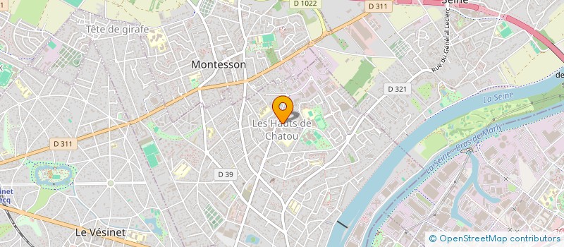 localisation de l'entreprise MADAME ERVI NADIA SULVIYANTI  CHATOU