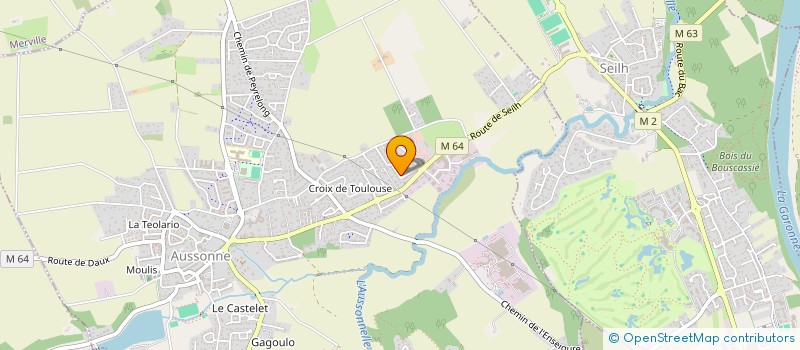 localisation de l'entreprise MADAME ERWAN PEETERS à AUSSONNE