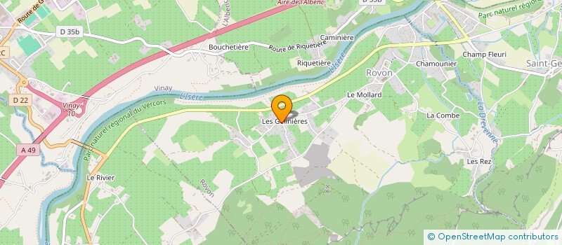 localisation de l'entreprise MADAME ERWYNE DECOURT  ROVON