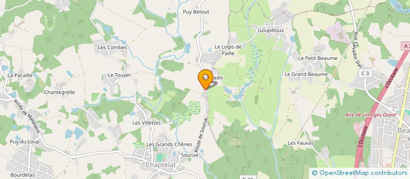 localisation de l'entreprise MADAME ERYA POITEVIN à ORADOUR-SUR-GLANE