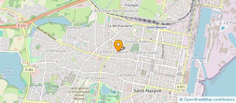 localisation de l'entreprise MADAME ERYNE BUSTARRET  SAINT-NAZAIRE