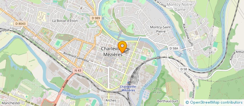localisation de l'entreprise MADAME ERZSEBET HINTS à CHARLEVILLE-MEZIERES