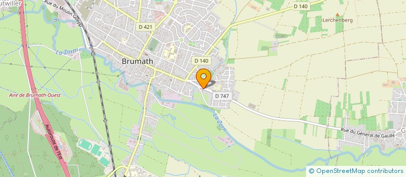 localisation de l'entreprise MADAME ERZSEBET SZABO  BRUMATH