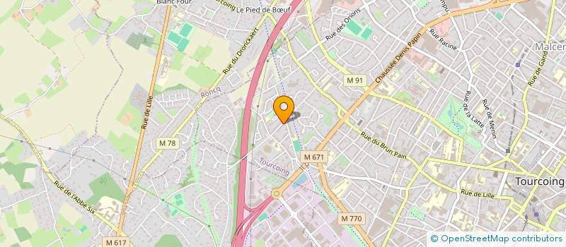 localisation de l'entreprise MADAME ESABEL OSORIO  TOURCOING