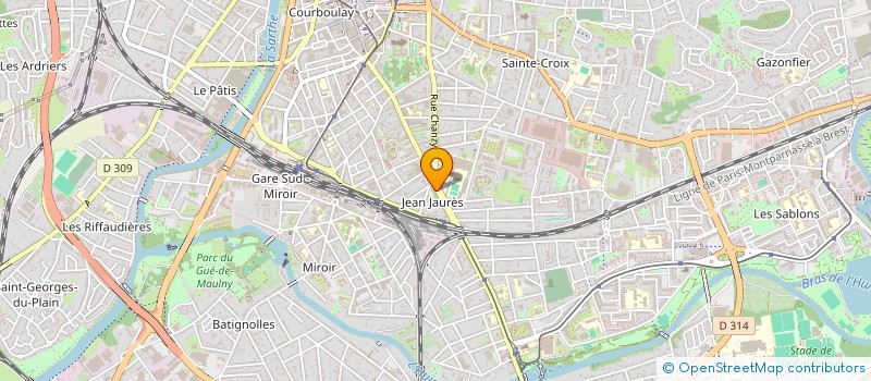 localisation de l'entreprise MADAME ESALE CHANTAL IYELI-MPELA INSEKI  LE MANS