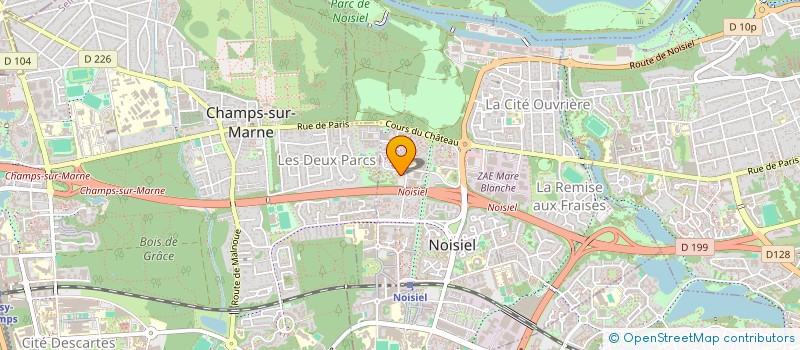 localisation de l'entreprise MADAME ESDRAS KONDE KANGOMBE  NOISIEL