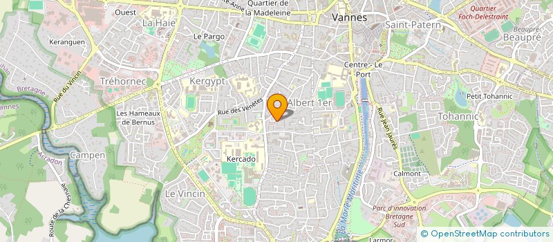 localisation de l'entreprise MADAME ESE SAHIN à VANNES