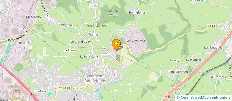 localisation de l'entreprise MADAME ESEN BOZBIYIK à SAINT-JEAN-BONNEFONDS