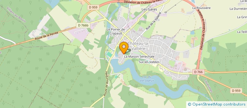 localisation de l'entreprise MADAME ESILDA COULON à CHATEAU-LA-VALLIERE