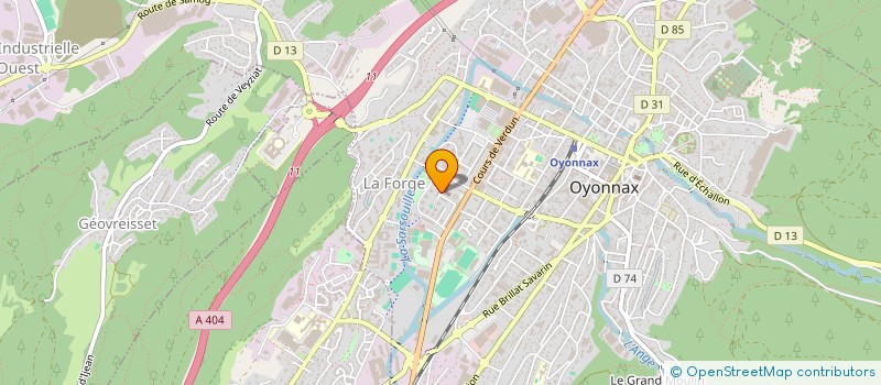 localisation de l'entreprise MADAME ESIN YILMAZ à OYONNAX