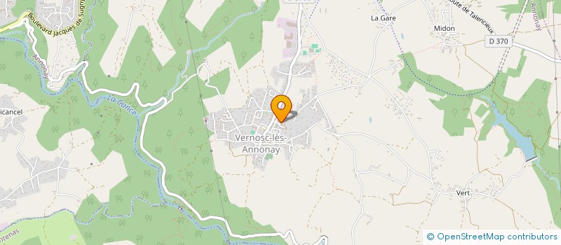 localisation de l'entreprise MADAME ESINE BASCESME  VERNOSC-LES-ANNONAY