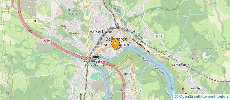 localisation de l'entreprise MADAME ESMA DINVAR à VALSERHONE