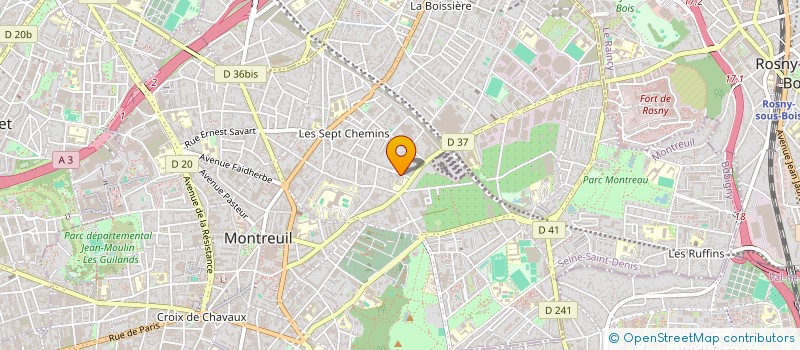 localisation de l'entreprise MADAME ESMA LAICHE à MONTREUIL