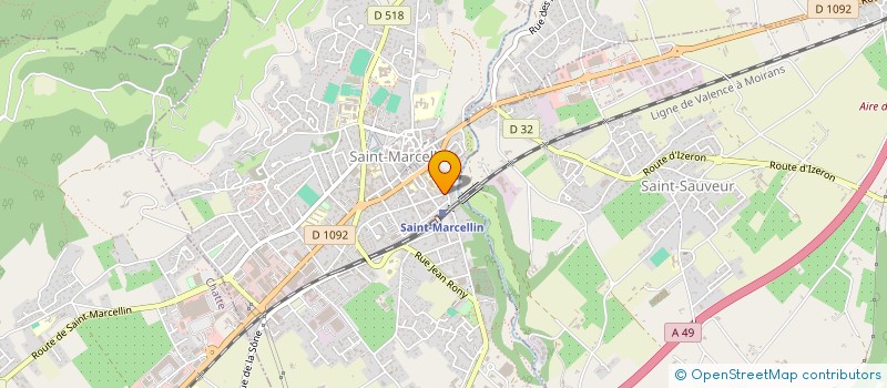 localisation de l'entreprise MADAME ESMAHENE JOUINI  SAINT-MARCELLIN