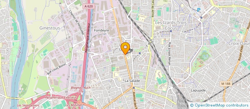 localisation de l'entreprise MADAME ESME RUPHINE LASME à TOULOUSE