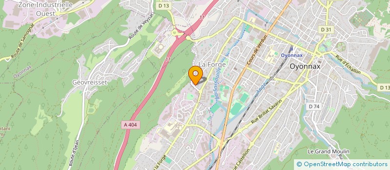 localisation de l'entreprise MADAME ESME SIMSEK à OYONNAX
