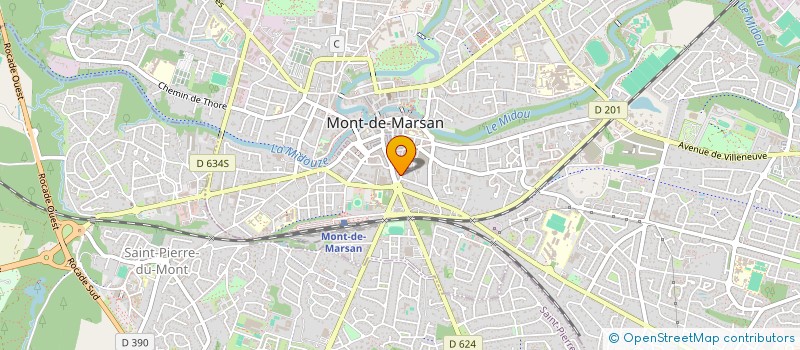 localisation de l'entreprise MADAME ESMERALDA CASARES  MONT-DE-MARSAN