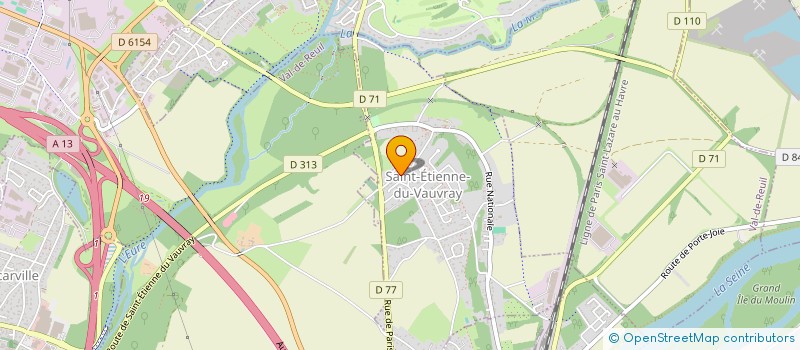 localisation de l'entreprise MADAME ESMERALDA DE BARROS  ST-ETIENNE DU VAUVRAY