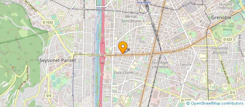 localisation de l'entreprise MADAME ESMERALDA DE SOUSA  GRENOBLE