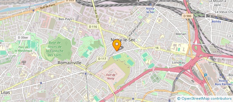 localisation de l'entreprise MADAME ESMERALDA GARCIA MENDOZA à NOISY-LE-SEC