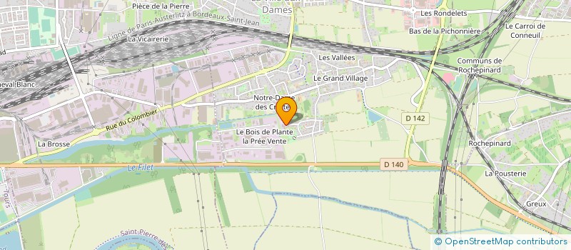 localisation de l'entreprise MADAME ESMERALDA GUINCESTRE  LA VILLE-AUX-DAMES