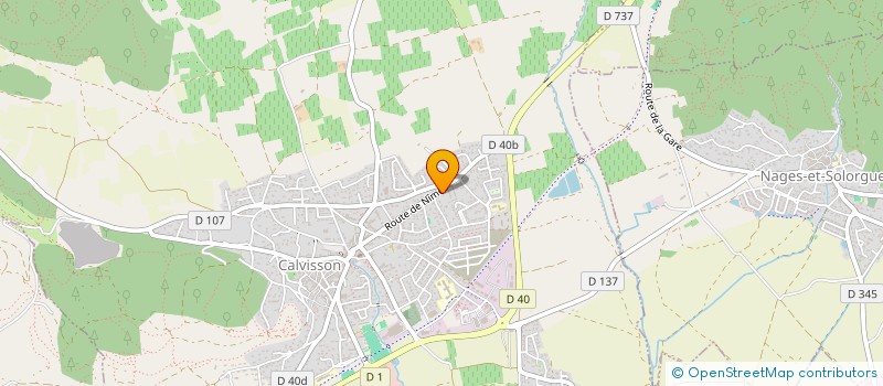 localisation de l'entreprise MADAME ESMERALDA HEDOUIN  CALVISSON