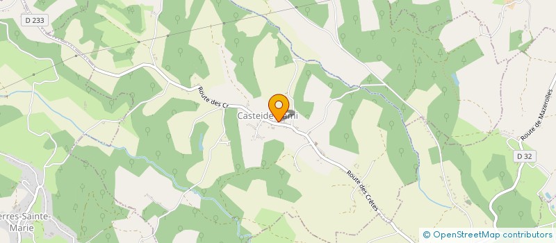 localisation de l'entreprise MADAME ESMERALDA MARQUES VIEIRA  CASTEIDE-CAMI