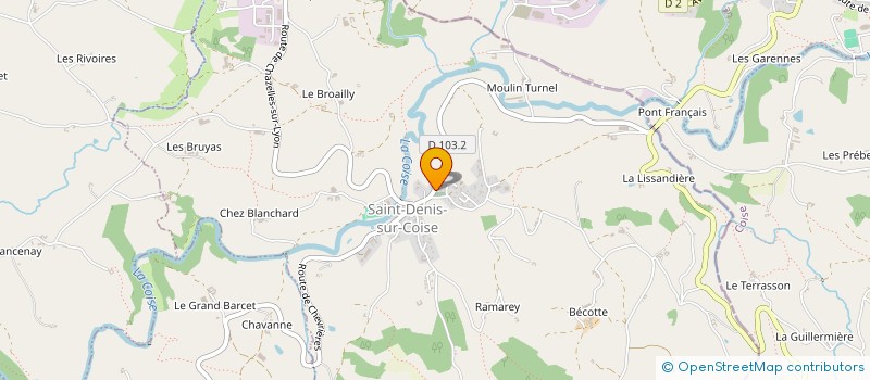 localisation de l'entreprise MADAME ESMERALDA MEDINA  SAINT-DENIS-SUR-COISE