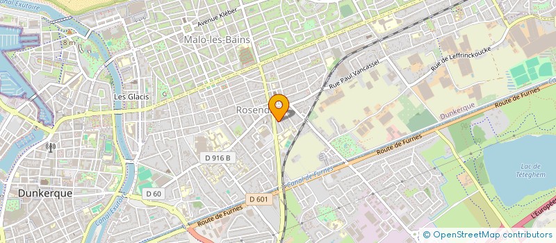 localisation de l'entreprise MADAME ESMERALDA STRASSER à DUNKERQUE