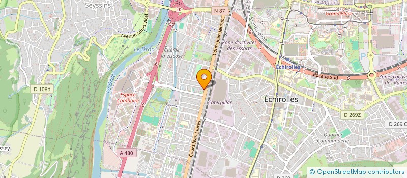 localisation de l'entreprise MADAME ESMERALDA TAMELE  ECHIROLLES