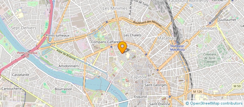 localisation de l'entreprise MADAME ESPERANCE BAUX  TOULOUSE