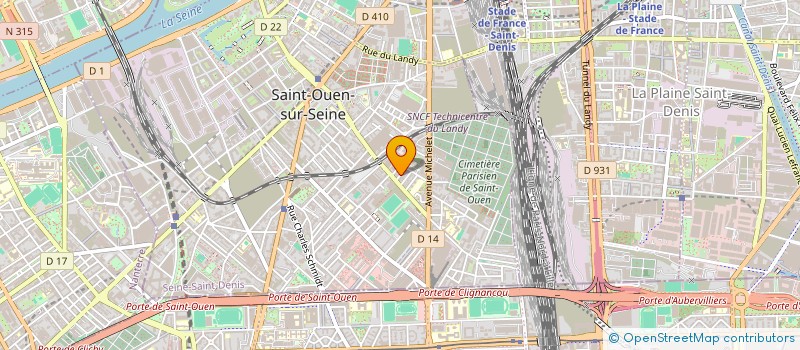 localisation de l'entreprise MADAME ESPERANCE BONGANGI à SAINT-OUEN-SUR-SEINE