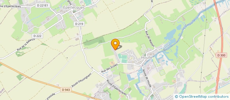 localisation de l'entreprise MADAME ESPERANCE HANSCOTTE  HOULLE