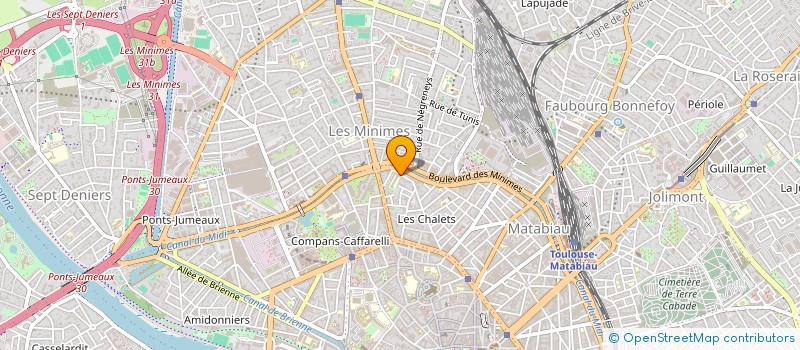 localisation de l'entreprise MADAME ESPERANZA TERRONES SANCHEZ  TOULOUSE