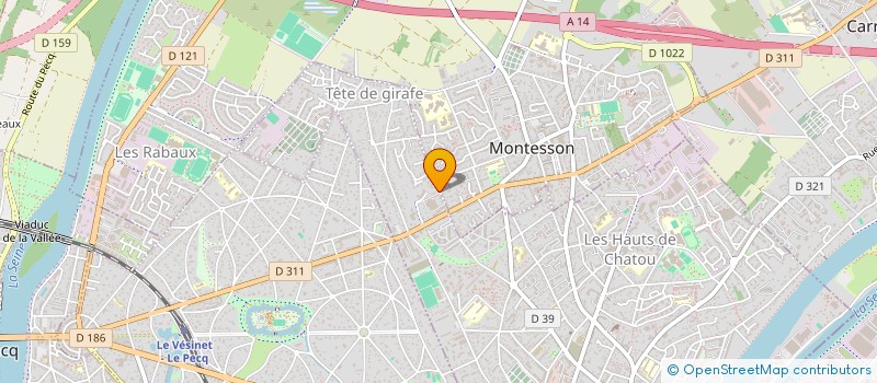 localisation de l'entreprise MADAME ESPINELLIA HOUNSOUNON  CHATOU