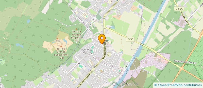 localisation de l'entreprise MADAME ESRA CETIN  ESCAUTPONT