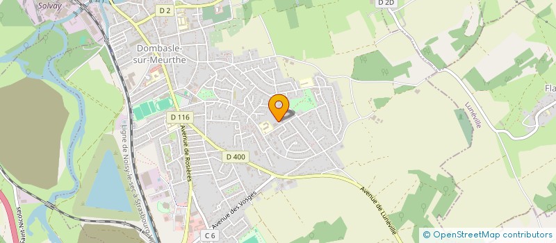 localisation de l'entreprise MADAME ESRA COSAR  DOMBASLE-SUR-MEURTHE