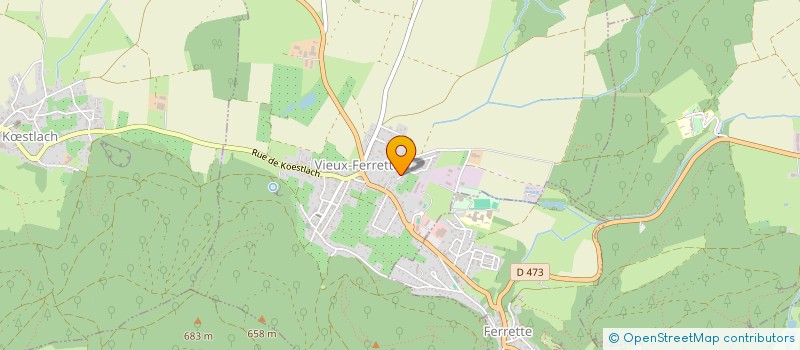 localisation de l'entreprise MADAME ESRA KANLIER  VIEUX-FERRETTE